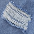 thumbnail image 6 of PLHWHYQ Girls Jeans Baggy Straight Leg Demin Pants for Kids Ripped High Waist Streetwear Trousers Jeans Blue 11-12 Years, 6 of 7