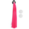 thumbnail image 2 of Stylish Pink Braids Adornment Wig with Suction Cup for Motorcycle – Durable, Comfortable, Natural Look, Safe Decoration for Women, 2 of 3