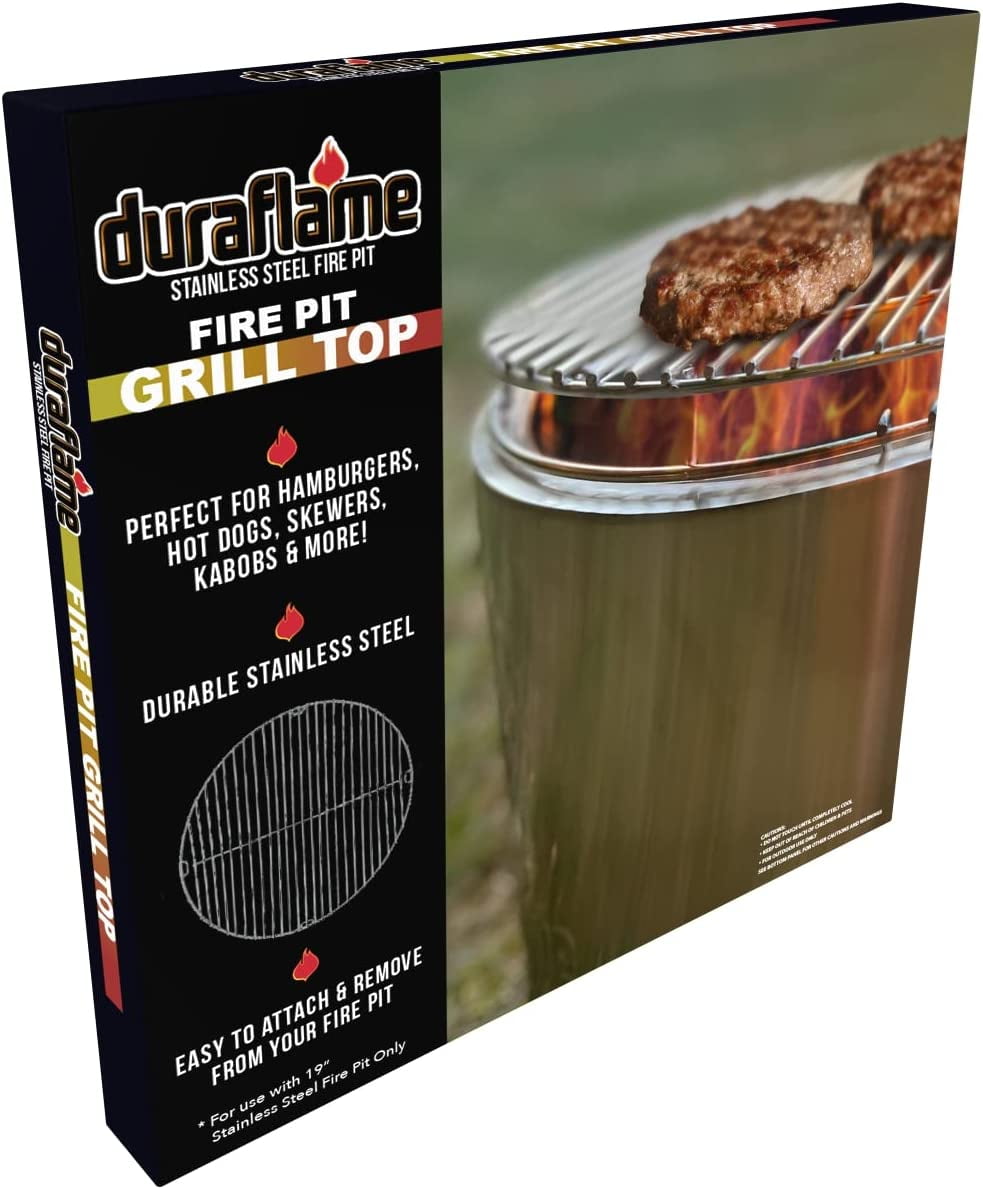 Duraflame 19" Grill Top Stainless Steel Cooking Grate for Fire Pit