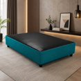 thumbnail image 1 of Base de cama tapizada individual bari turqueza Reinicia 21 Muebles, 1 of 5