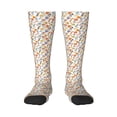 thumbnail image 2 of Picia Women Crew Soft Moisture-wicking Socks Retro Floral Pattern Design Cotton Socks, One Size fit All, 2 of 9