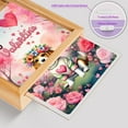 thumbnail image 4 of Hello Valentine’s Day Beagle Flower Crown Romantic Pink Floral Acrylic Plaque with Wood Photo Frame Box Beagles Dog Lover Gifts Idea Light Box - 00031, 4 of 5