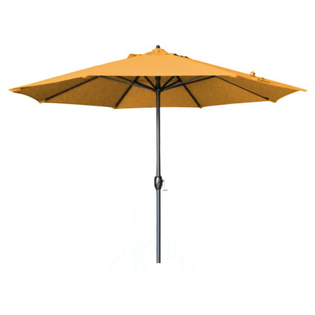 California Umbrella 9 ft. Aluminum Auto Tilt Olefin Patio Umbrella