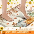 thumbnail image 5 of Fall Shower Curtain Sets with Toilet Lid Cover and Non-Slip Rugs, Vintage Pumpkins Maple Leaves Autumn Thanksgiving 4 Pcs Shower Curtains for Bathroom Decor Accessories, 5 of 8