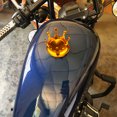 thumbnail image 1 of WEUVEB Motorcycle Fuel Tank Cap in Golden Aluminum Suitable for Custom Motorcycle Modification, 1 of 8