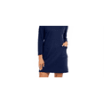 thumbnail image 2 of NY Collection Women's Patch Pocket Shift Dress Navy Size Petite XL, 2 of 3