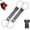 Gray, variant on Adjustable Luggage Strap Bungee for Suitcase Handle, Adjustable Luggage Strap for Secure Stacking & Hands-Free Travel, Lightens Load, Easy to Identify Travel, for Suitcases (Orange, 4PCS)