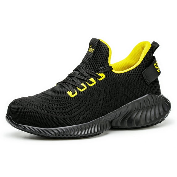 OwnShoe Breathable Steel Toe Work Sneakers for Men Women Safety Shoes Nonslip Work Boots