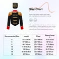 thumbnail image 7 of iiniim Kids Girls Long Sleeve Fringe Jacket Coat with Hat Band Team Uniform Party Performance Peacock 16, 7 of 7