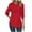 Red, variant on Enjoytime Womens 3/4 Sleeve Tops and Blouses Solid Color Round Neck Loose Shirts Business Casual Dressy Fashion Outfits Trendy Clothes 2025 Army Green XXL