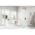 thumbnail image 3 of Elegant Kitchen & Bath BT10372GW-MBK 72 in. Soaking Bathtub, Glossy White with Matte Black Trim, 3 of 8