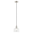 thumbnail image 5 of 40606-91 Livex Lighting Art Glass - 1 Light Mini Pendant in Coastal Style - 6.75 Inches wide by 9.5 Inches high-Brushed Nickel Finish    -Traditional, 5 of 12