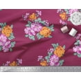 thumbnail image 2 of Soimoi Poly Georgette Fabric Florals Floral Fabric Prints by Yard 42 Inch Wide, 2 of 3
