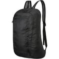 thumbnail image 2 of Foldable Backpack Lightweight Portable Travel Daypack Water Resistant for Hiking Camping Outdoor Sports,1PC,Black, 2 of 8