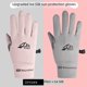thumbnail image 3 of Guantes de seda de hielo de verano con protección solar para ciclismo para hombre, finos, antideslizantes, para conducir, con fugas, para llevar a cabo, para pescar, con medio dedo, para mujer, 3 of 5