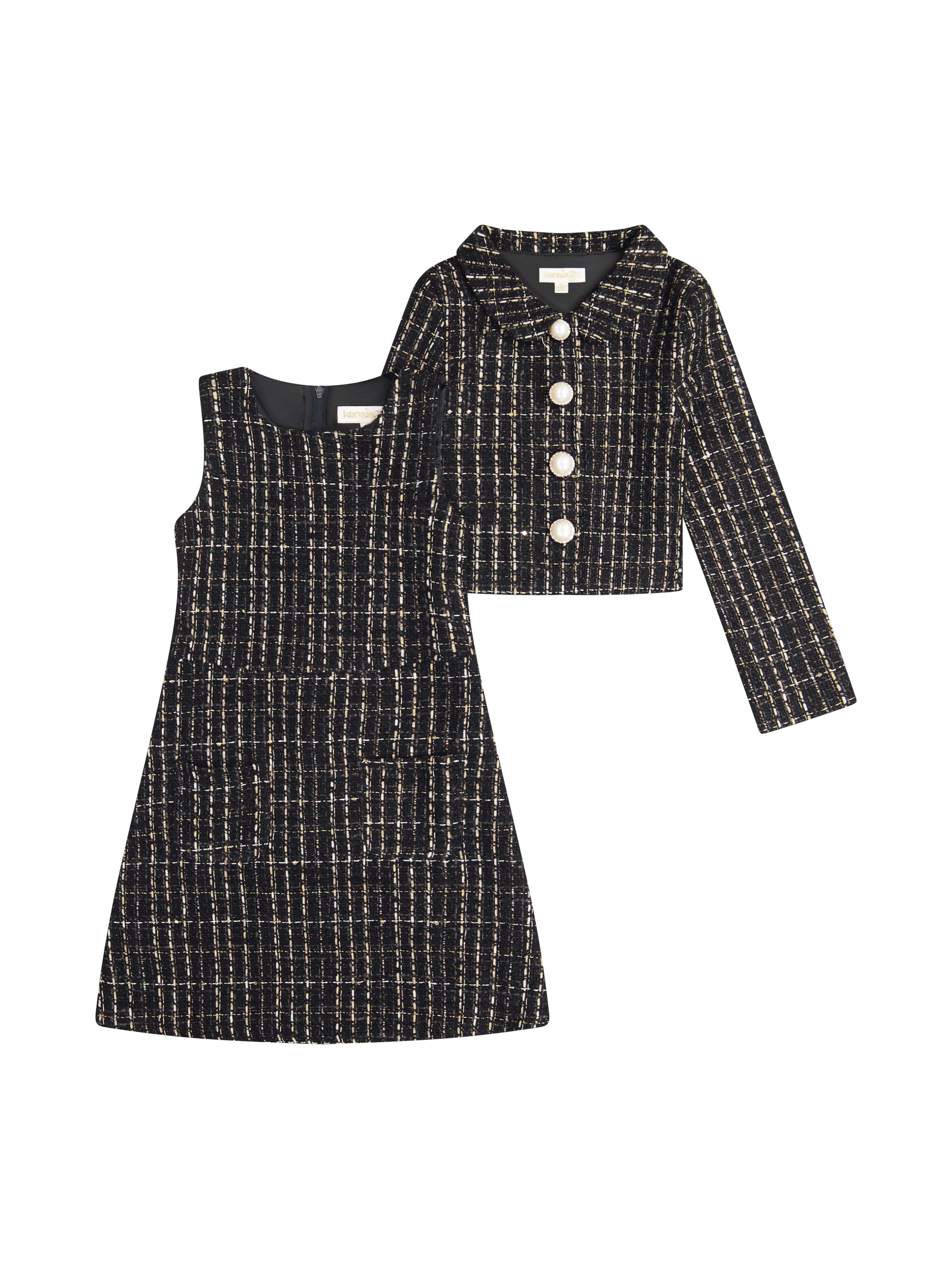 Kensie Girl Dress and Coat Set, Sizes 4-16