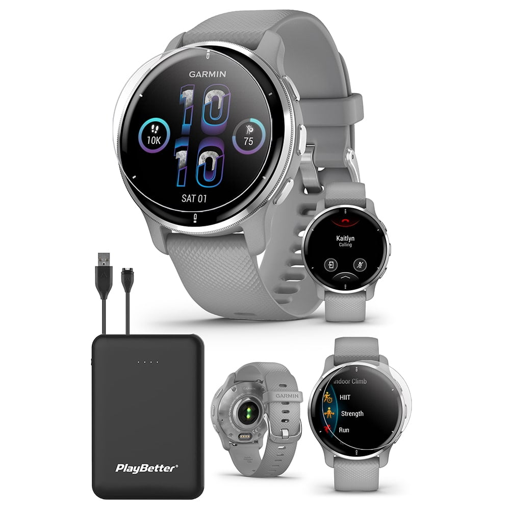 Garmin Venu Plus Smartwatch GPS with & Texts Fitness Calls Phone 2
