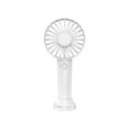 thumbnail image 1 of Ounissouiy Ventilador USB Mini de mano Portátil Ajustable Recargable Refrigeración Viento Base Bolsillo Carga Operada Dormitorio Estudiante Electrodomésticos Blanco, 1 of 6
