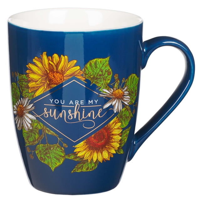 Cat Sunflower You Are My Sunshine Ceramic Mug Funny Coffee Cup Gift For Men W...