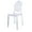 Banquet, variant on Efavormart Pack of 1 | Clear Transparent Banquet Ghost Chair Armless Stacking Accent Chair with Oval Back Acrylic, invisible Plastic Construction, Unique Style