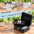 Small Metal Lock Box With Key For And Medication 2 Pack - Walmart.com