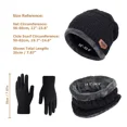 thumbnail image 3 of Gorro Bufanda Guantes Para Frio Invierno Unisex Tejido Lana, 3 of 8