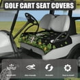 thumbnail image 3 of Whosucclay Lucky Hat Skull Pattern Comfort Golf Cart Seat Protector, with Storage Pockets Thick Golf Cart Protector for EZGO Club Car Yamaha, 52.36" x 32.28", 3 of 7