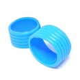 thumbnail image 1 of 2 Pieces Tennis Racket Grip Stretchy Ring Overgrip Fix Kit Grip Tape Finishing Protector Professional Outdoor Accessories Blue, 1 of 8