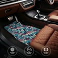 thumbnail image 6 of Pofeuu Fish In The Wave Print Car Foot Mat Set of 4 Pieces - All-Weather Full Set Floor Mats for Cars Trucks SUVs, 6 of 7