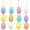 Multicolor, variant on Costeam 12 Piece 2.36 Inch Easter Egg Set,Colorful Decor for Tree Hanging and Craft Project