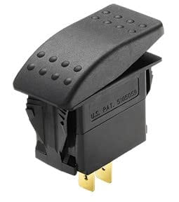 WhiteCap Industries S-7061C Marine Series MARINE ROCKER SWITCH