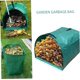 thumbnail image 4 of Bolsas de basura de jardín resistentes, bolsas de jardín grandes de 200 L Bolsas de almacenamiento con asas Bolsa de basura Bolsa reutilizable Bolsa de PP Bolsas de basura verdes, 4 of 5