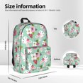thumbnail image 6 of Goofa Bunny And Rose Printed Backpack,Laptop Backpack,Durable Anti-Theft Travel Work Backpack,Water-resistant Backpack, 6 of 9