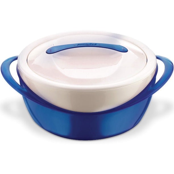 Fuente para horno Pinnacle grande aislada de 3,4 L con tapa de acero inoxidable