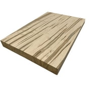 Premium Ambrosia Maple Semi Explorer Electric/Bass Guitar Wood Body Blank for DIY and Custom Builds - 24" x 18" x 1-3/4" (2 Piece, Glued, Planed)