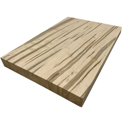 Premium Ambrosia Maple Semi Explorer Electric/Bass Guitar Wood Body Blank for DIY and Custom Builds - 24" x 18" x 1-3/4" (2 Piece, Glued, Planed)