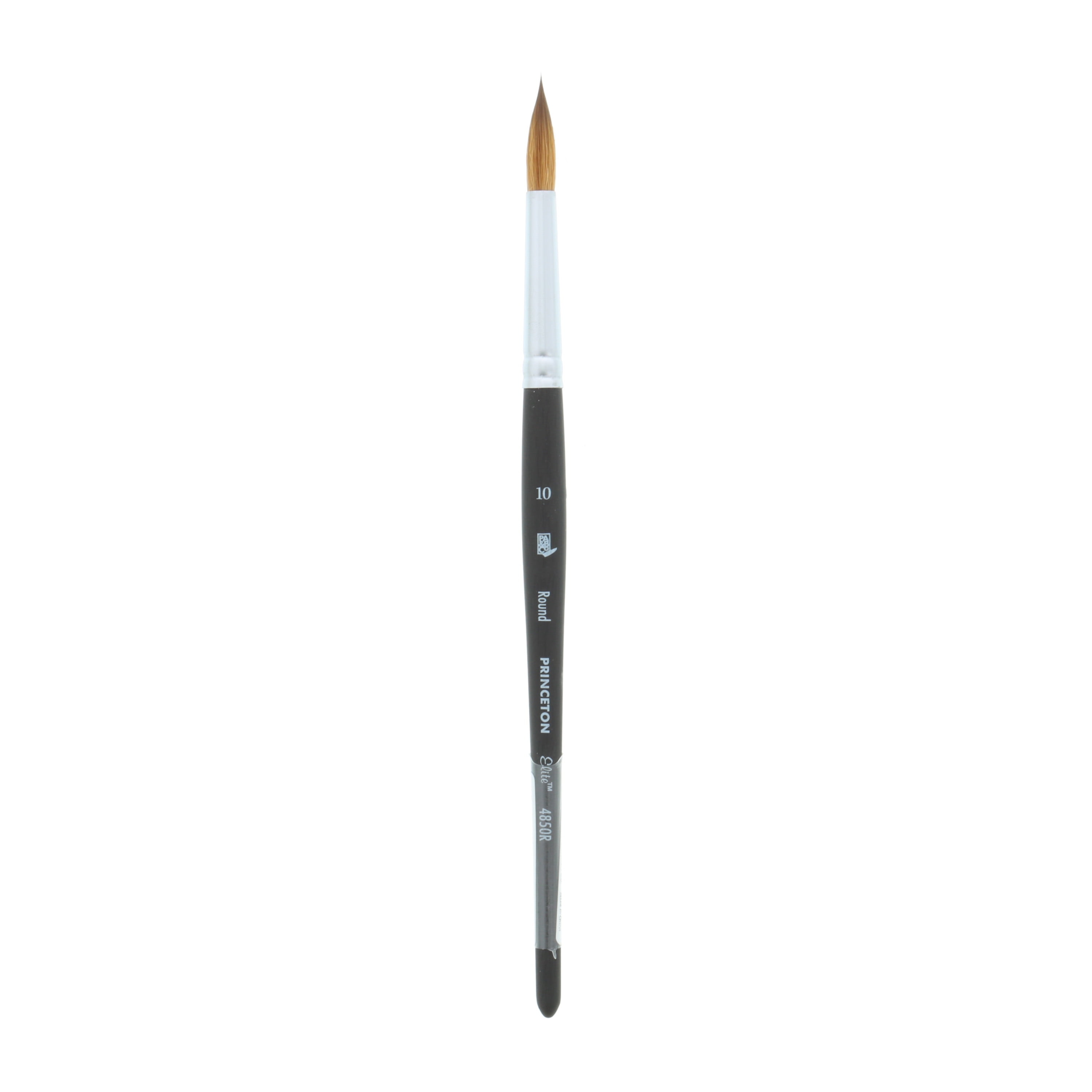 Princeton Brush Elite Synthetic Kolinsky Sable Watercolor Brush, Round, 10