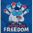 thumbnail image 2 of Tootsie Owl USA Tastes Like Freedom Unisex Plus Size Zip Hoodie Brisco Brands 3X, 2 of 5