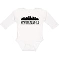 thumbnail image 3 of Inktastic New Orleans Louisiana Skyline Boys or Girls Long Sleeve Baby Bodysuit, 3 of 5