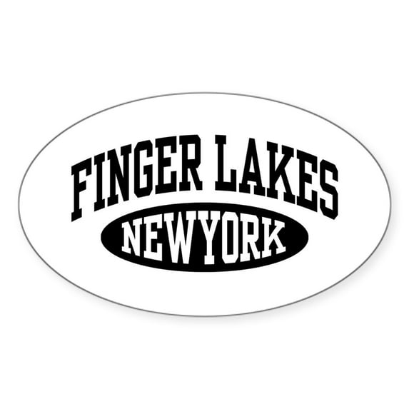 CafePress - Finger Lakes New York - Sticker (Oval)
