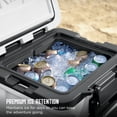 thumbnail image 4 of Ninja FrostVault 30-Qt Wheeled Cooler with Cold Dry Zone, Integrated Fridge-Temp Dry Storage Drawer, Premium Heavy-Duty Insulated Cooler, Keeps Ice for Days, FB230WH Cloud White, 4 of 8