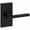 Black, variant on Baldwin Pv.Squ.Cfr Square Privacy Door Lever Set - Nickel