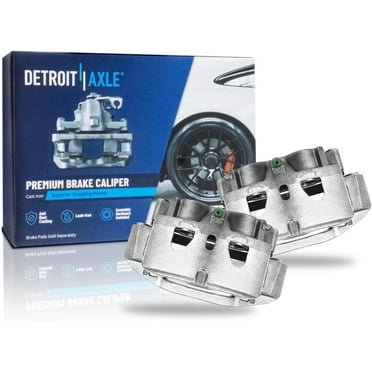 Detroit Axle - Front Brake Calipers w/Brackets Replacement for Chevrolet GMC Suburban Silverado Sierra 2500 3500 HD - 2pc Set