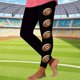 thumbnail image 1 of TaTaai Women Skinny Rugby Random Print Yoga Pants Casual Fashion Leggings Stretchy Fabric Ladies Fitness Daily Commute Street Wear Machine Washable No Fading Stylish Pants Gift, 1 of 5