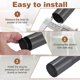 thumbnail image 4 of Uxcell 60 Pack Tapón de Agujero de Plástico, 1 3/16" (30mm) OD Tapa de Tubo Redonda que se Ajusta a Agujeros de 24-27mm para Patas de Muebles de Metal, Sillas, Mesas, Negro, 4 of 7