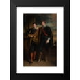 thumbnail image 2 of John Hoppner 11x14 Black Modern Framed Museum Art Print Titled - Henry Augustus Berkeley Craven and Keppel Richard Craven (1800), 2 of 5