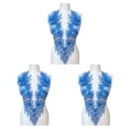 thumbnail image 3 of maskred Sturdy And Durable Lace Applique With 3D Beads And Rhinestones With Materials Are Sturdy And Durable Multiple Colors blue A 3Set, 3 of 6