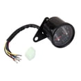 thumbnail image 2 of 12V Universal Dual KM / H Velocímetro Indicador De Retroiluminación LED Para Motocicleta (Negro) DYNWAVEMX Motos cuentakilómetros, 2 of 6