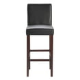 thumbnail image 3 of Serta Liam 29.5" Leather Bar Stool Set of 2 Chocolate Dark Brown, 3 of 6
