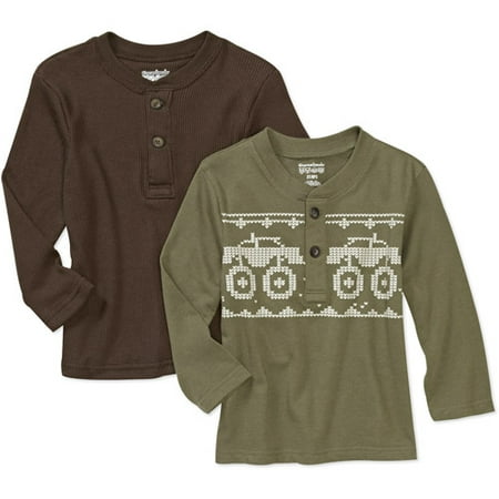 Garanimals Baby Boys' 2-pack Long Sleeve
